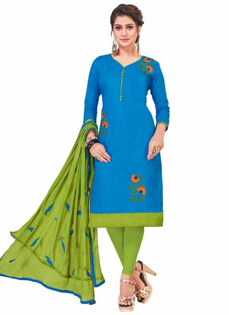 Blue Maahi Rahul NX New Ethnic Wear Cotton Salwar Suit Collection 1006